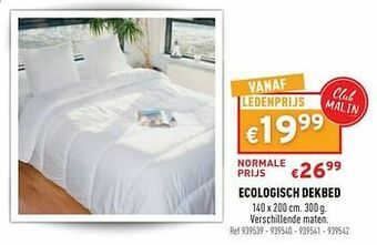 Trafic Ecologisch dekbed aanbieding