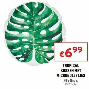 Trafic Tropical kussen met microbolletjes aanbieding