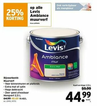 GAMMA Muurverf kant-en-klaar aanbieding