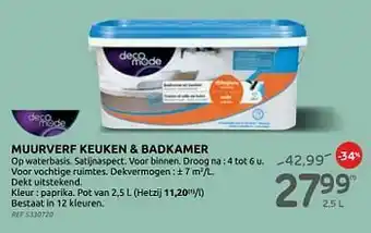 BricoPlanit Muurverf keuken + badkamer aanbieding