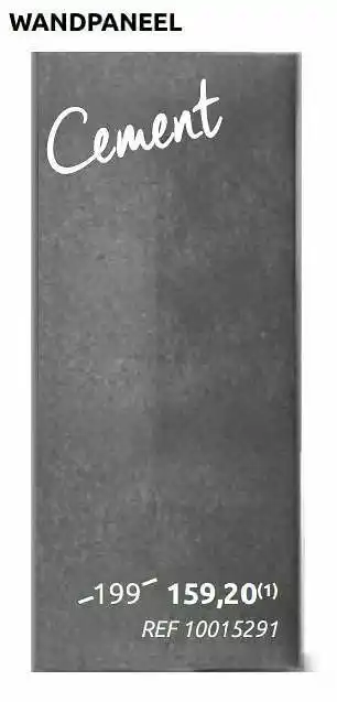 Wandpaneel cement