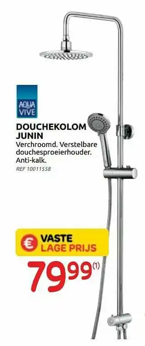 BricoPlanit Douchekolom junin aanbieding