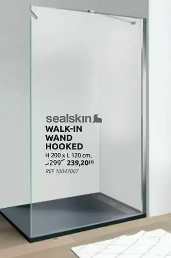 Walk-in wand hooked