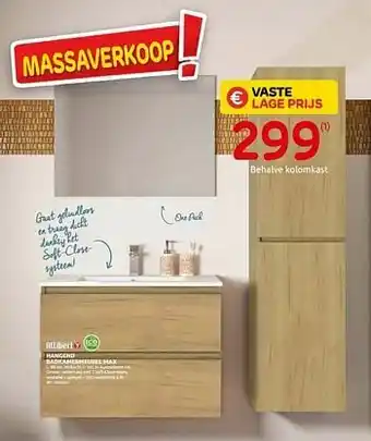 BricoPlanit Hangend badkamermeubel max aanbieding