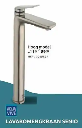 Lavabomengkraan senio hoog model