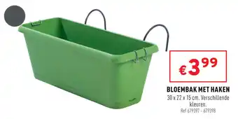 Trafic Bloembak met haken 30*22*15 cm aanbieding