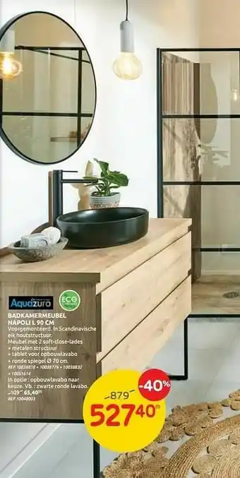 BricoPlanit Badkamermeubel napoli aanbieding