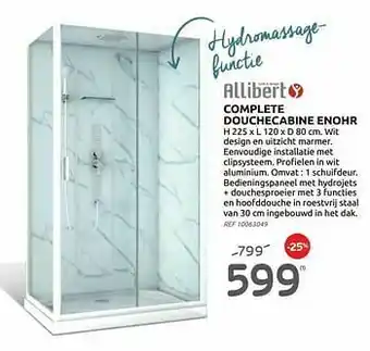 BricoPlanit Complete douchecabine enohr aanbieding