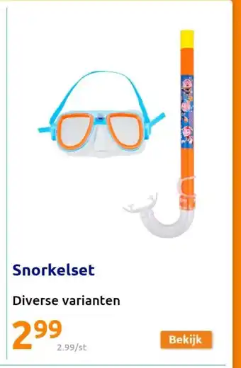Action Snorkelset Diverse varianten aanbieding