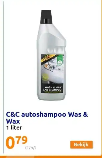 C&C autoshampoo Was & Wax 1 liter
