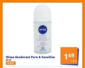 Nivea deodorant Pure & Sensitive 50 ml