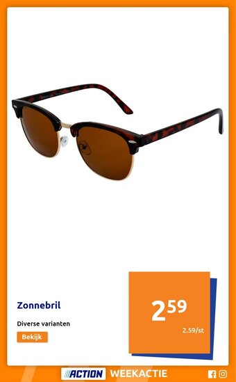 Action Zonnebril Diverse varianten aanbieding
