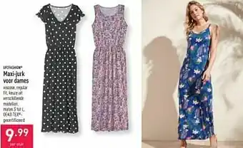 ALDI Maxi-jurk voor dames aanbieding