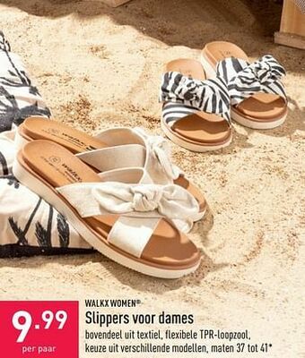 ALDI Slippers voor dames aanbieding
