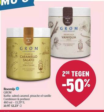 Delhaize Roomijs aanbieding