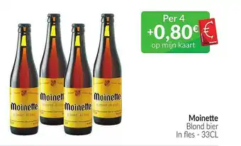 Intermarché Moinette Blond Bier In Fles aanbieding