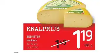 Spar Colruyt Beemster Meikaas aanbieding