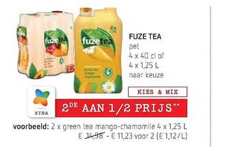 Spar Colruyt Fuze Tea aanbieding