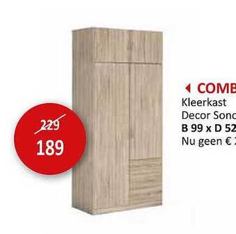Weba Kleerkast aanbieding