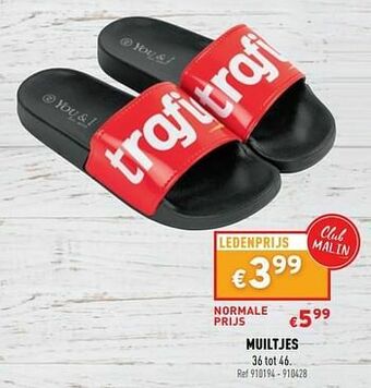Trafic Muiltjes aanbieding