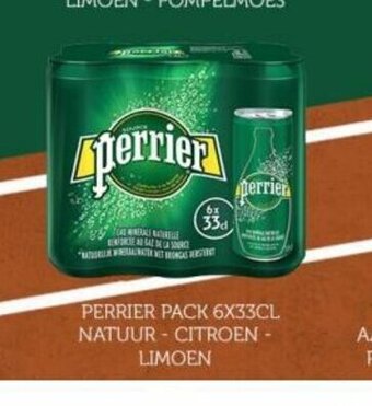 Perrier Pack 6 x 33 cl Natuur-Citroen-Limoen