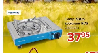 Camp bistro kookvuur RVS