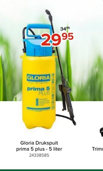 Euroshop Gloria Drukspuit prima 5 plus - 5 liter aanbieding