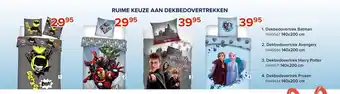 Euroshop Ruime Keuze aan dekbedovertrekken Dekbedovertrek Batman 140 x 200 cm aanbieding