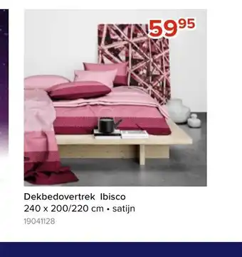 Dekbedovertrek Ibisco 240 x 200/220 cm -satijn