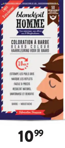 Blondépil Homme Coloration a Barbe