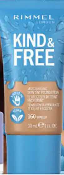 Di Kind And Free Rimmel Skin Tint Foundation aanbieding