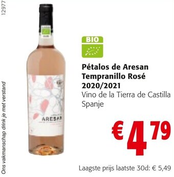 Petalos de Aresan Tempranillo Rose 2020/2021