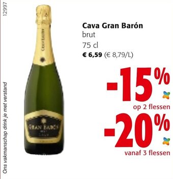 Colruyt Cava Gran Baron aanbieding