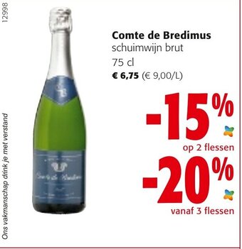 Colruyt Comte de Bredimus aanbieding