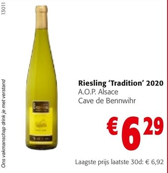 Colruyt Riesling Tradition 2020 aanbieding