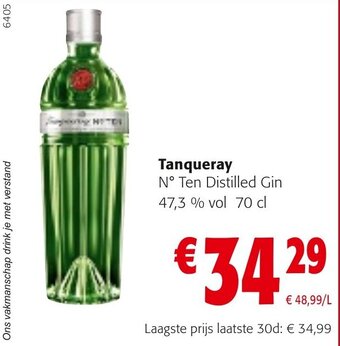 Colruyt Tanqueray aanbieding