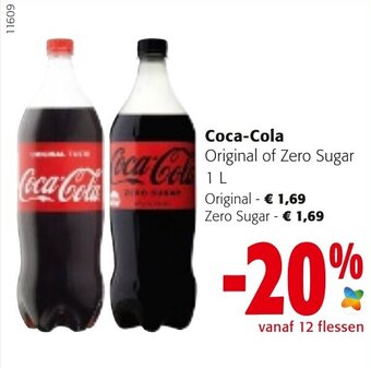 Colruyt Coca-Cola Original of Zero Sugar aanbieding