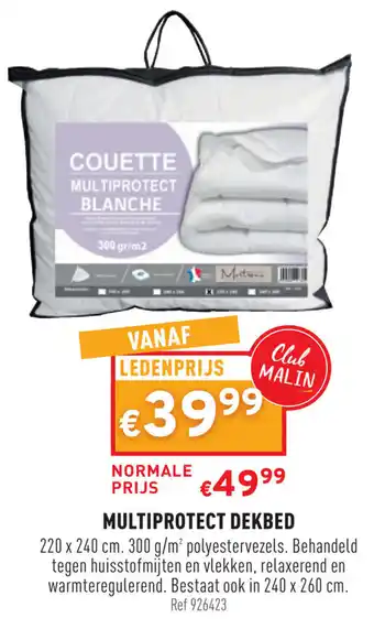 Couette Multiprotect dekbed 220*240 cm