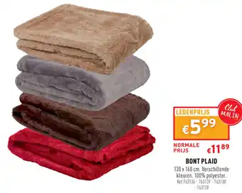 Trafic Bont plaid 130*160 cm aanbieding