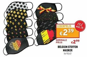 Belgium stoffen masker
