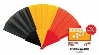 Belgium waaier