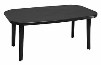 Grosfillex tuintafel Miami PVC 165x100cm antraciet