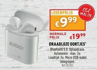 Draadloze oortjes