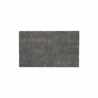 Brico Coeck kassei zwart in-line trommeling 15x15x6cm aanbieding