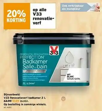 GAMMA V33 renovatieverf badkamer aanbieding