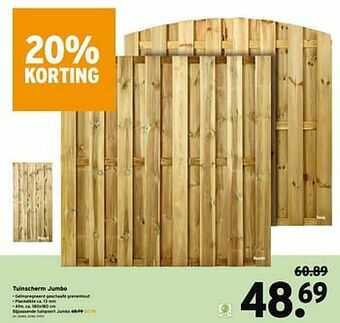 GAMMA Tuinscherm jumbo aanbieding
