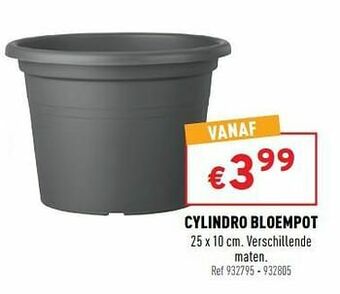 Trafic Cylindro bloempot aanbieding