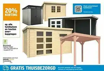 GAMMA Tuinhuis timian onbehandeld vuren hout aanbieding