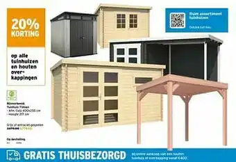 GAMMA Tuinhuis timian grijs of antraciet gespoten aanbieding