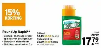 GAMMA Roundup rapid aanbieding